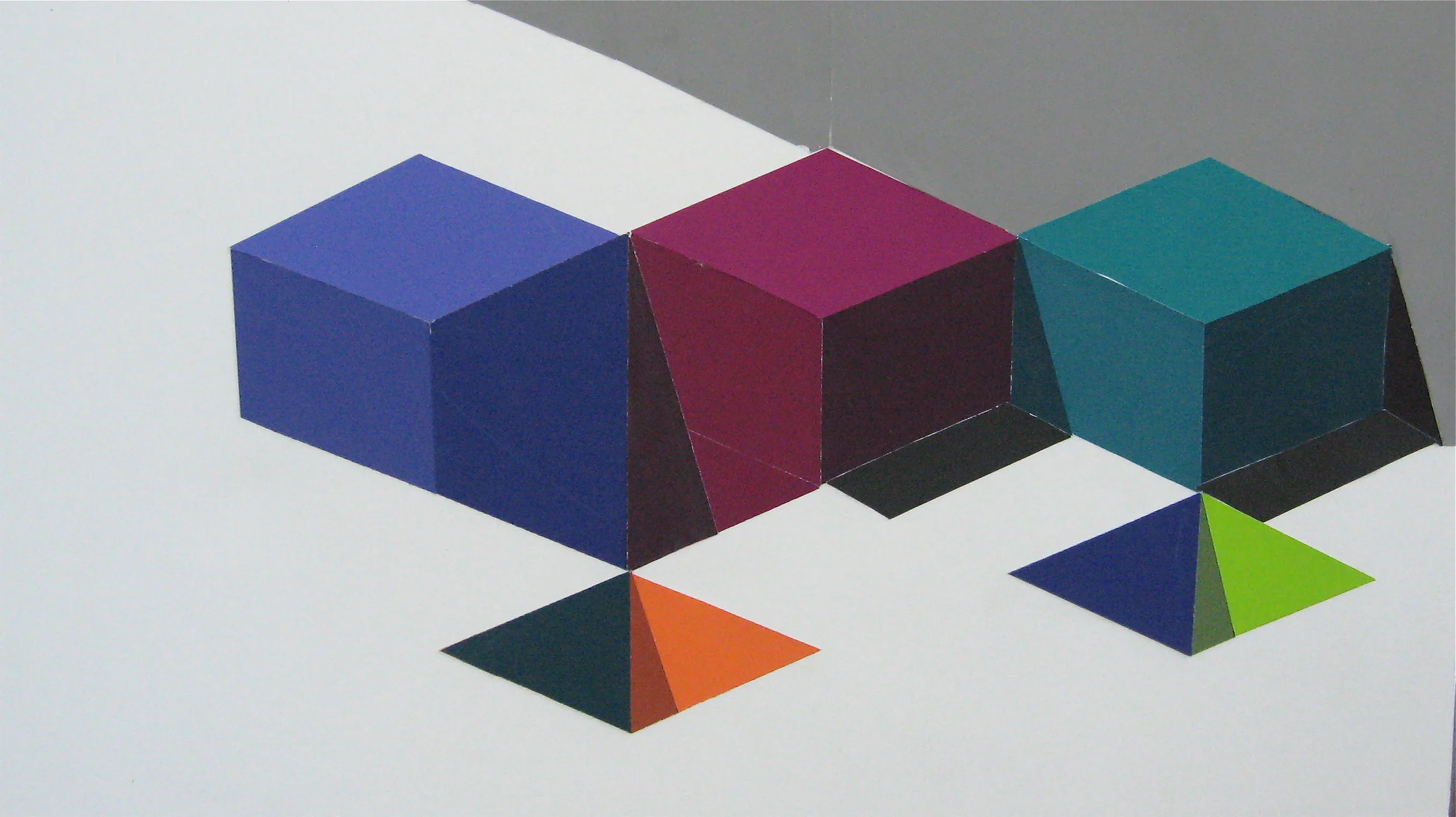 Color as light, student work