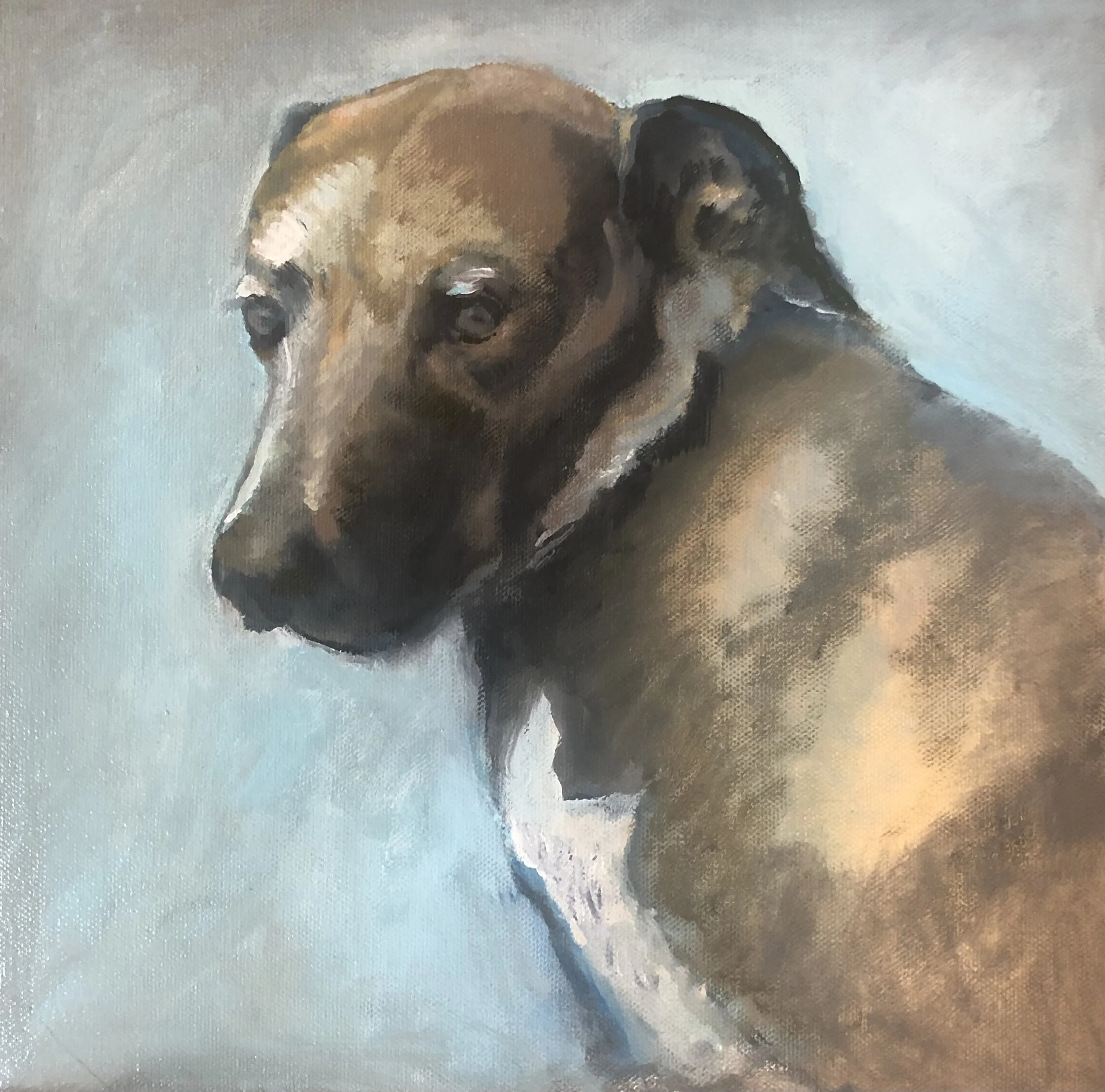 Oil painting portrait