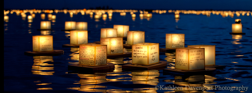 Lantern Floating Ceremony, Oahu, Hawaii
