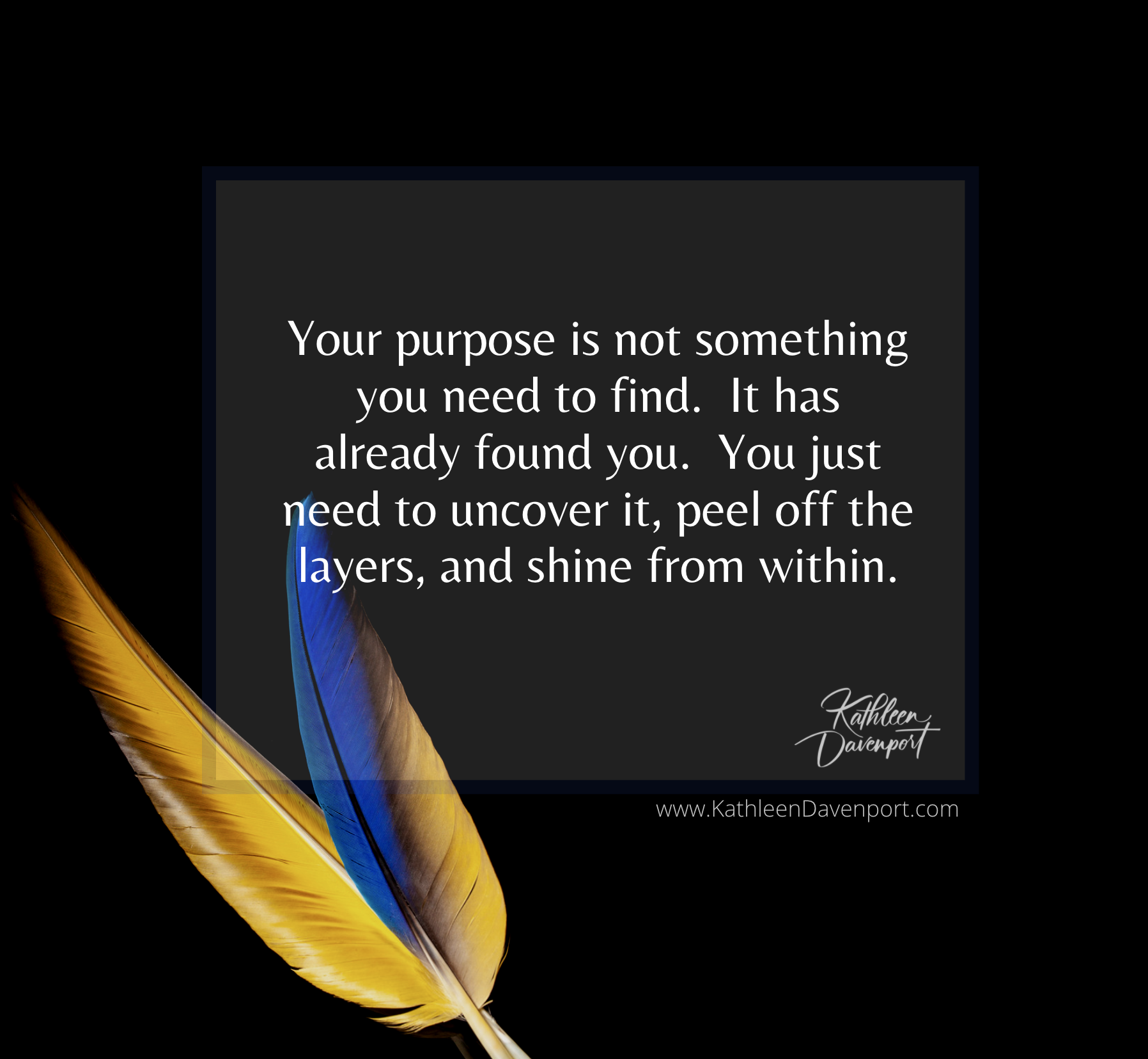 You Don't Need to Find Your Purpose