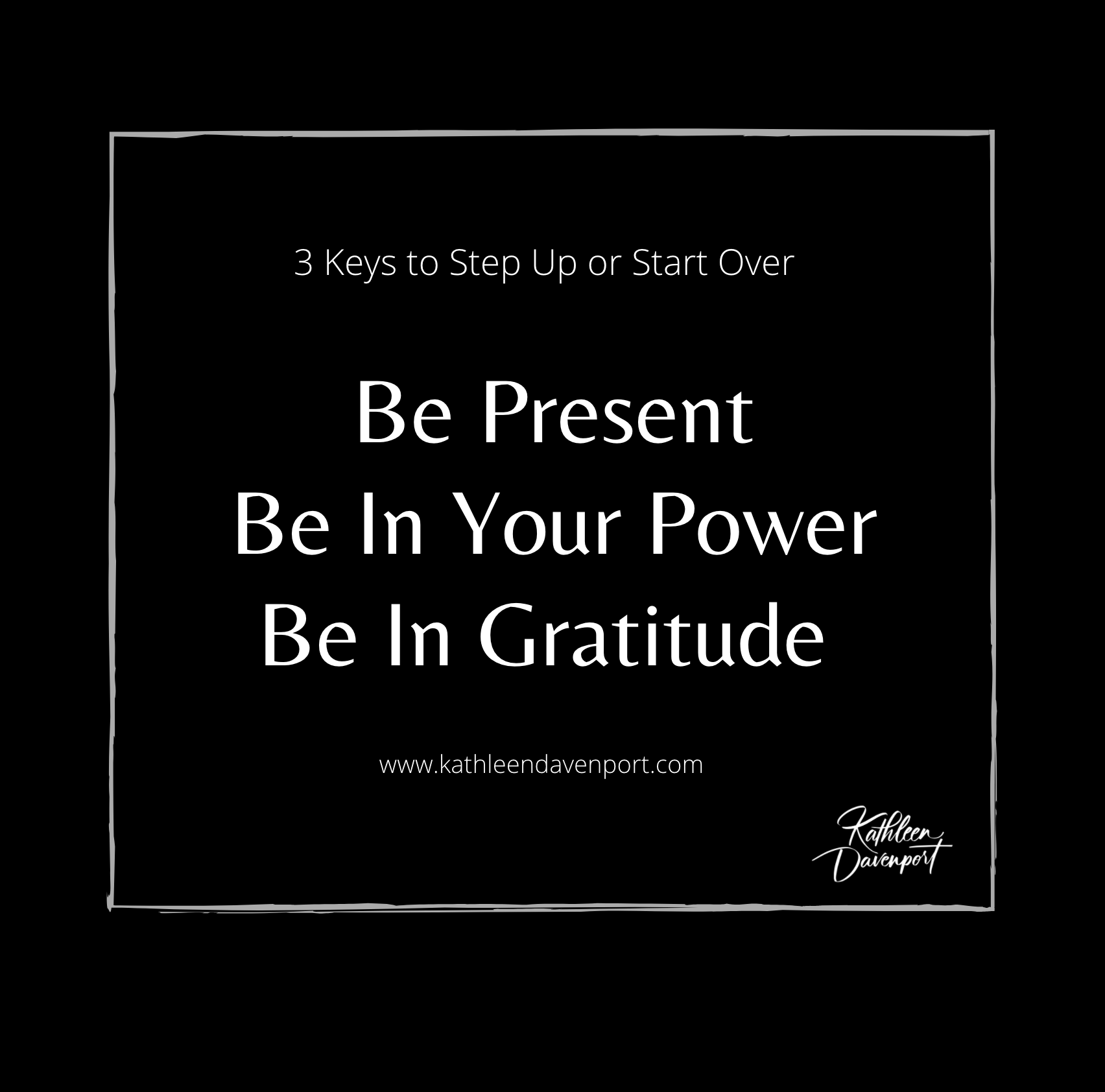 Stepping Up or Starting Over