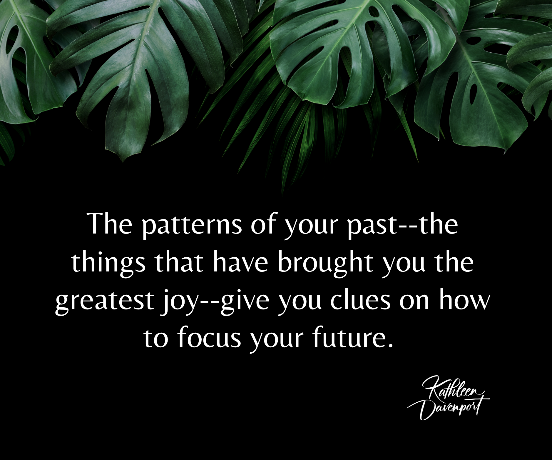 The Patterns of your Past