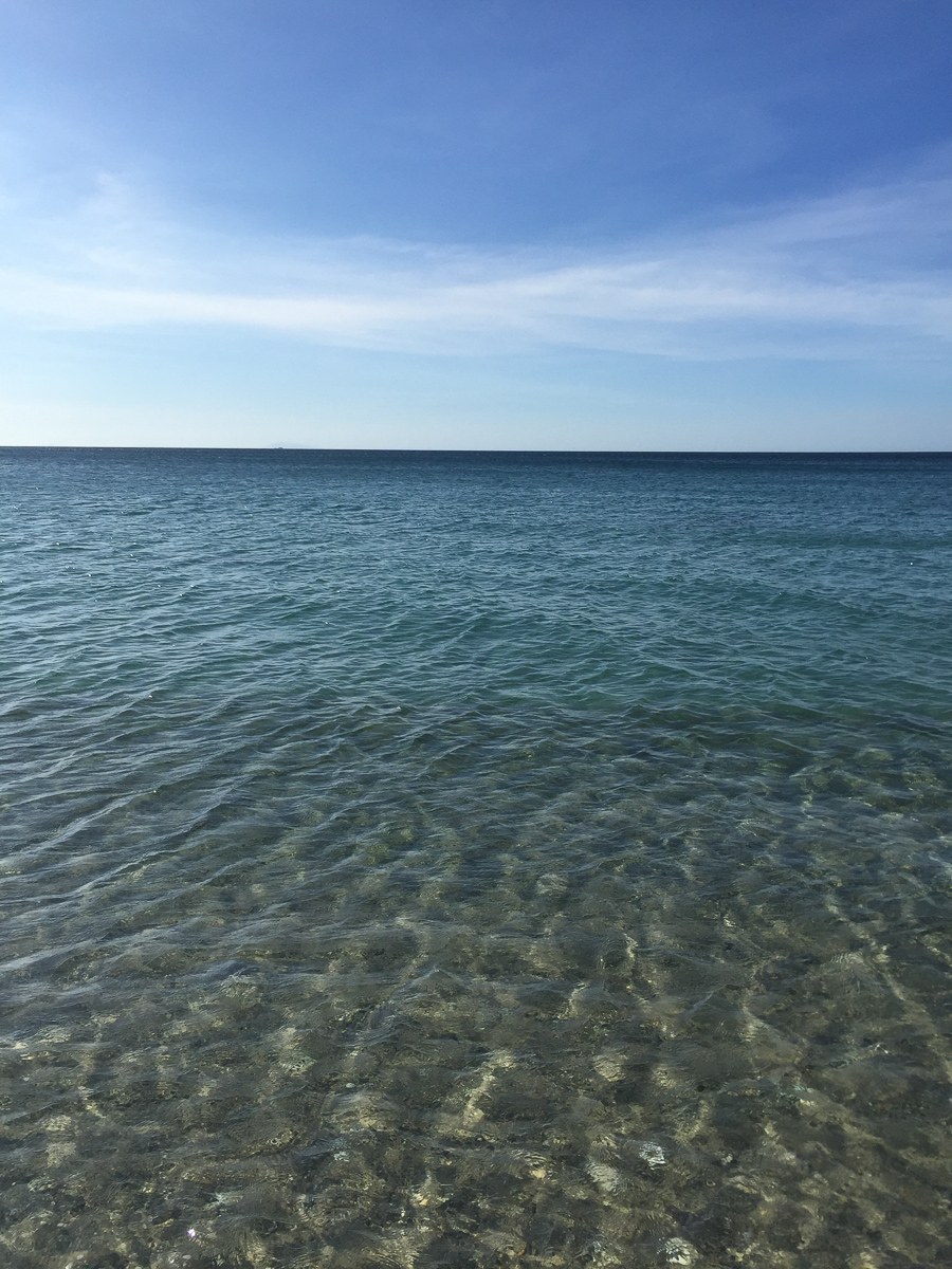 View from deserted Aninuan Beach