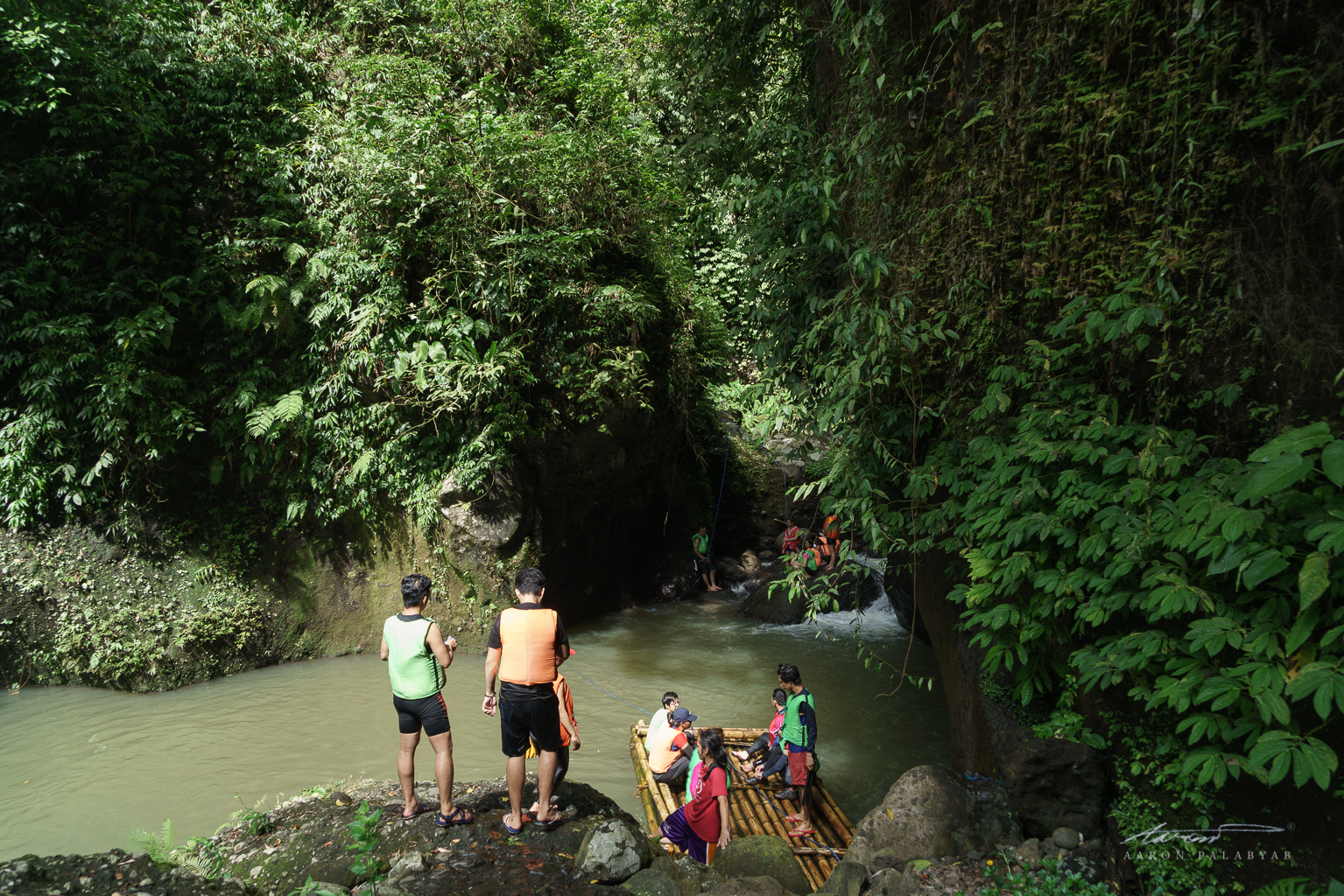 We get ready for another crossing as the canyon walls close in around the river