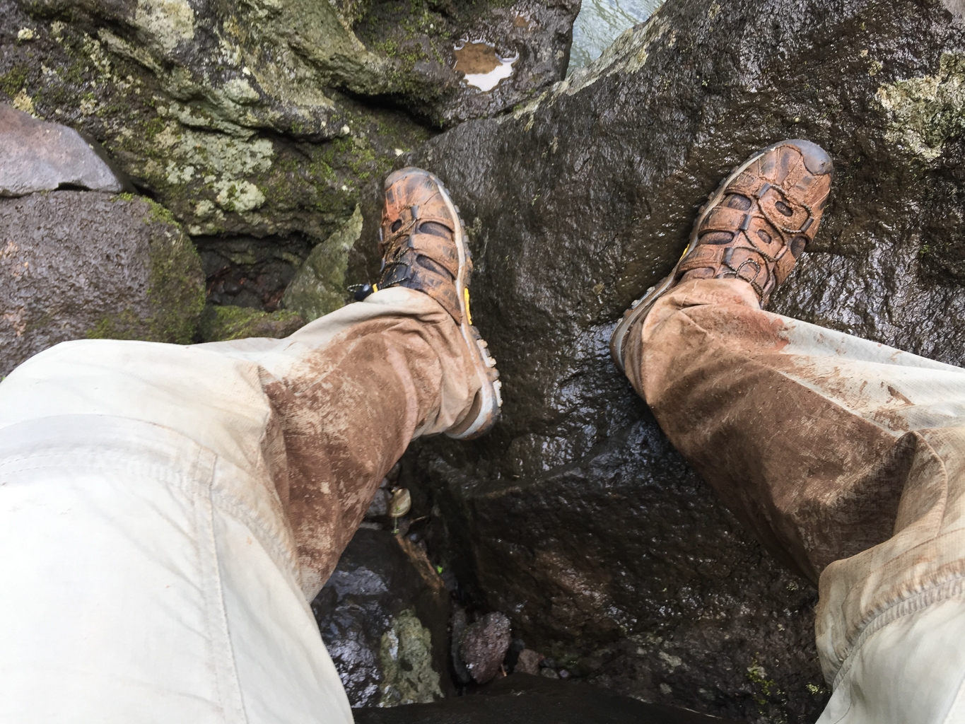 The muddy aftermath!