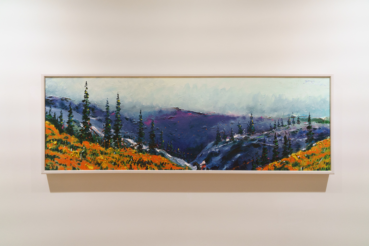 "Wind in the Sweet Grass" (1980) by Earl Biss. Oil on canvas.