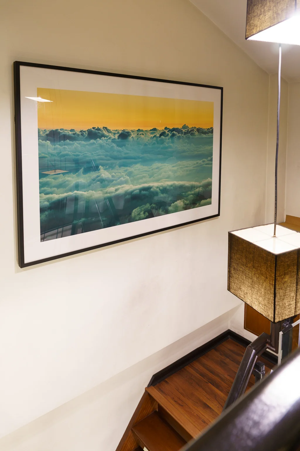 Final mounted 40x60 inch print of "Distant Oceans"