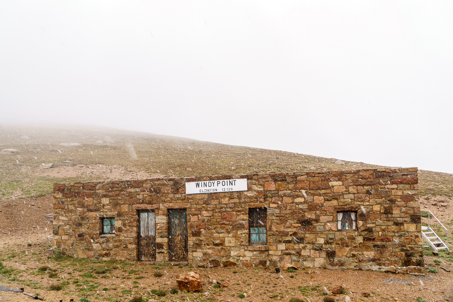 Windy Point, 12,129 ft up Pike's Peak