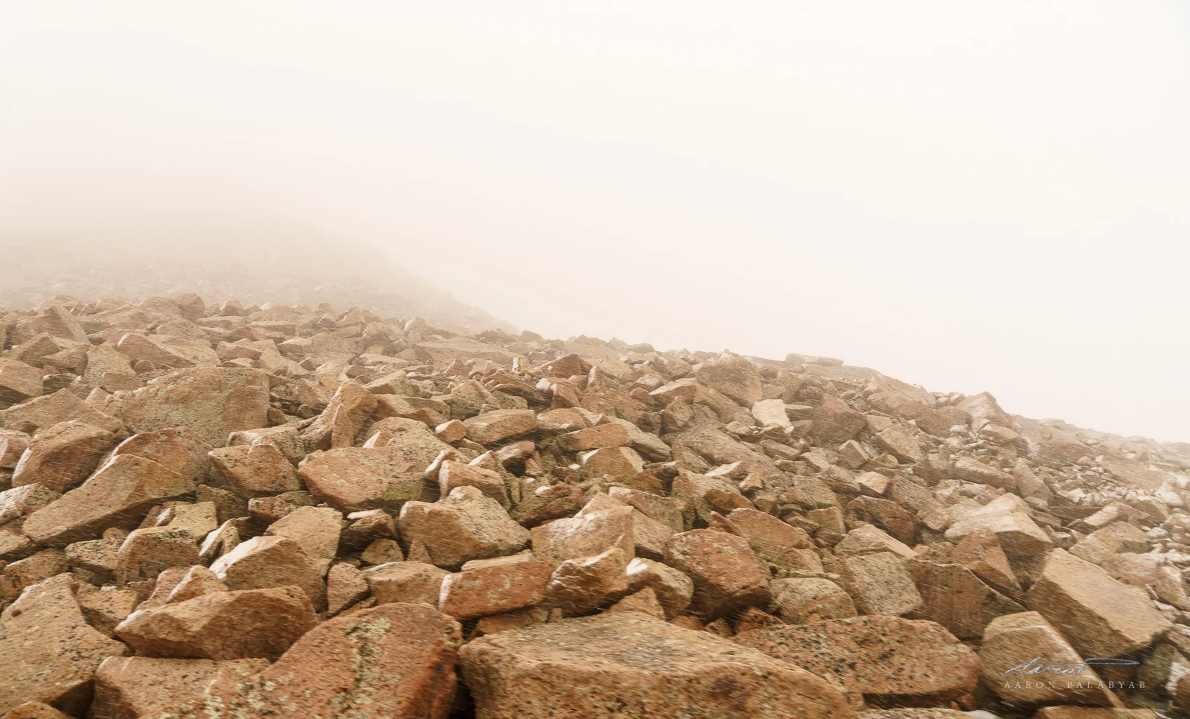 More Rocky Mountain rockiness on the final stretch to the summit