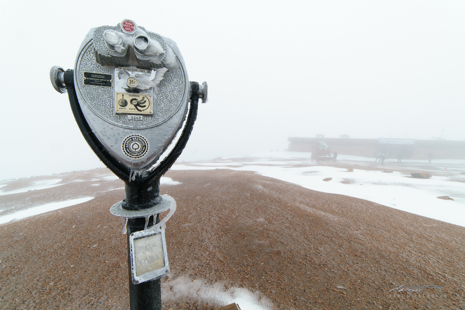 Frozen over telescope. Shot at 14mm