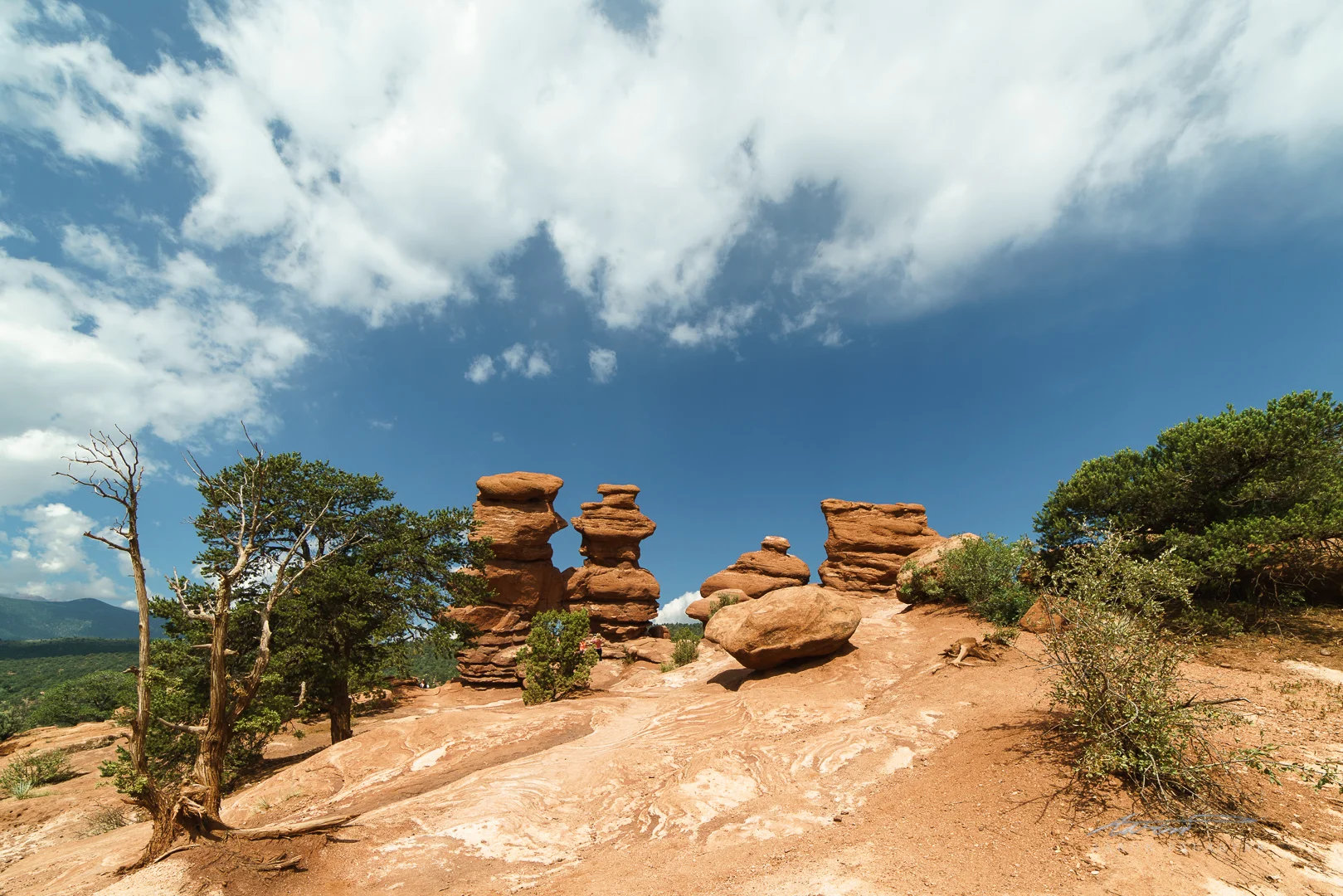 The Siamese Twins at the Garden of the Gods