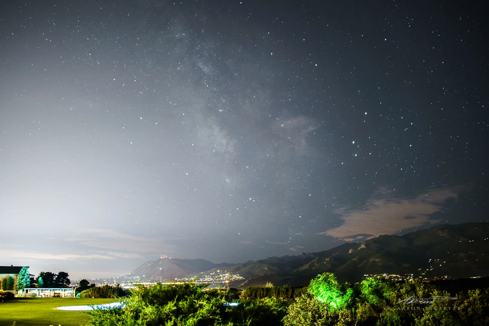 The Milky Way as seen from the Garden of the Gods Club and Resort