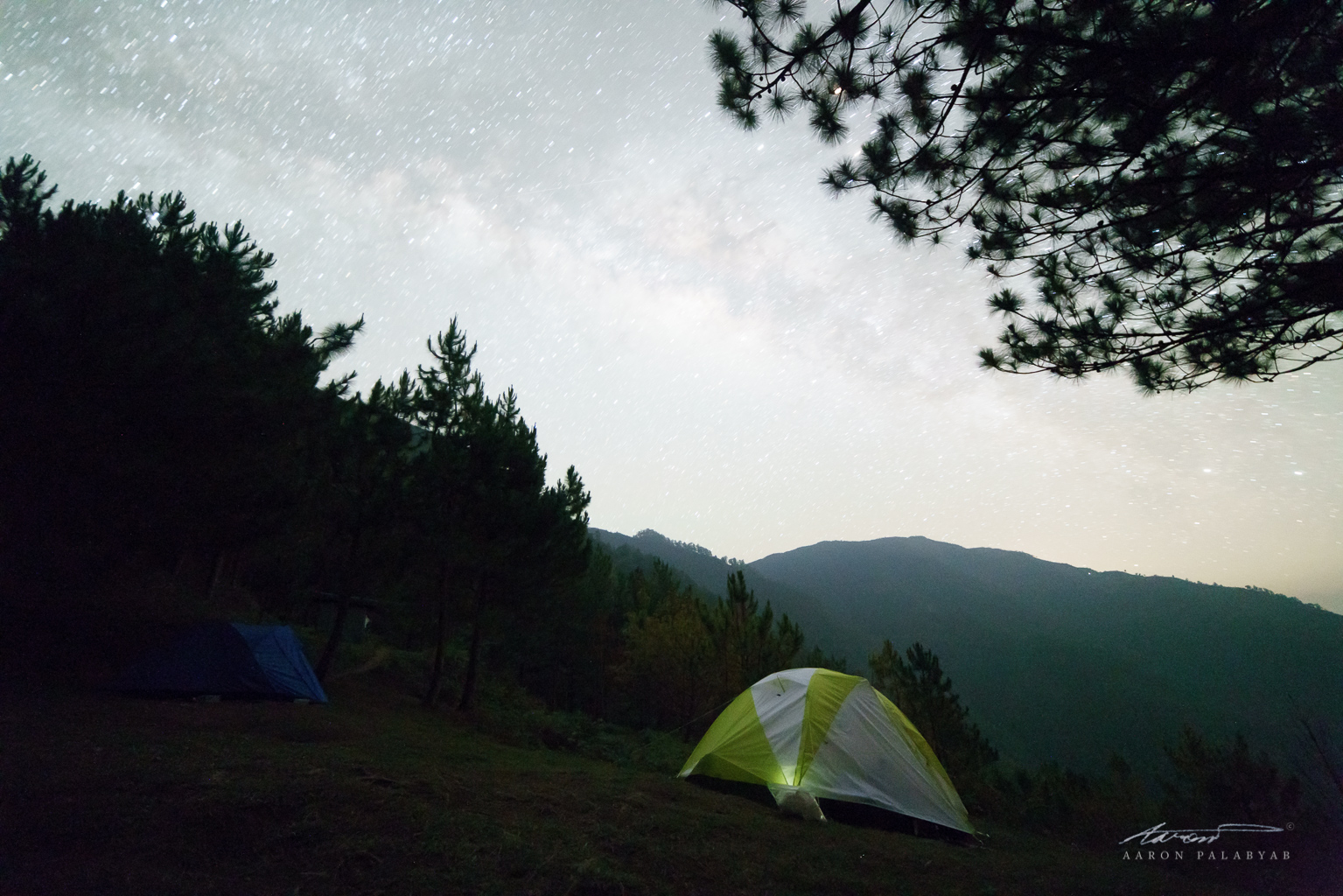 Original 2-minute exposure, to get just that extra bit of light in the foreground without adding extreme noise