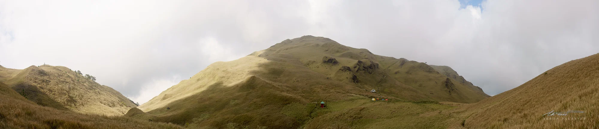 The summit of Mt. Pulag in all its majesty as we arrive at Saddle Camp.