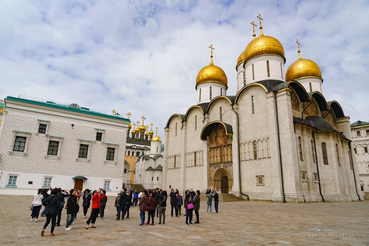 The Cathedral of the Assumption at Cathedral Square in the Kremlin