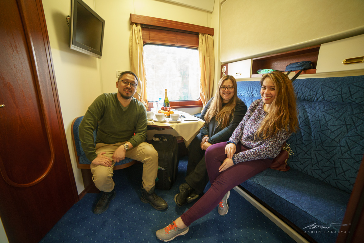 All smiles in our upgraded Deluxe Gold Cabins