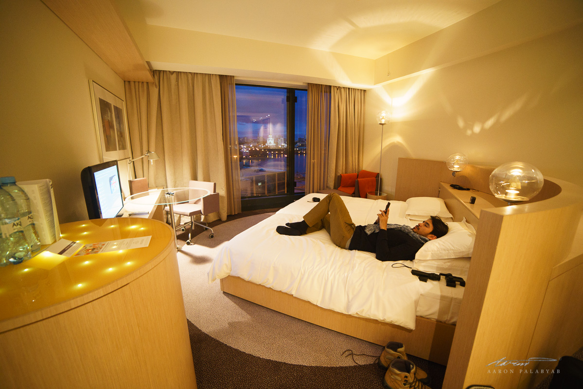 Bedroom at the Hyatt Regency Yekaterinburg