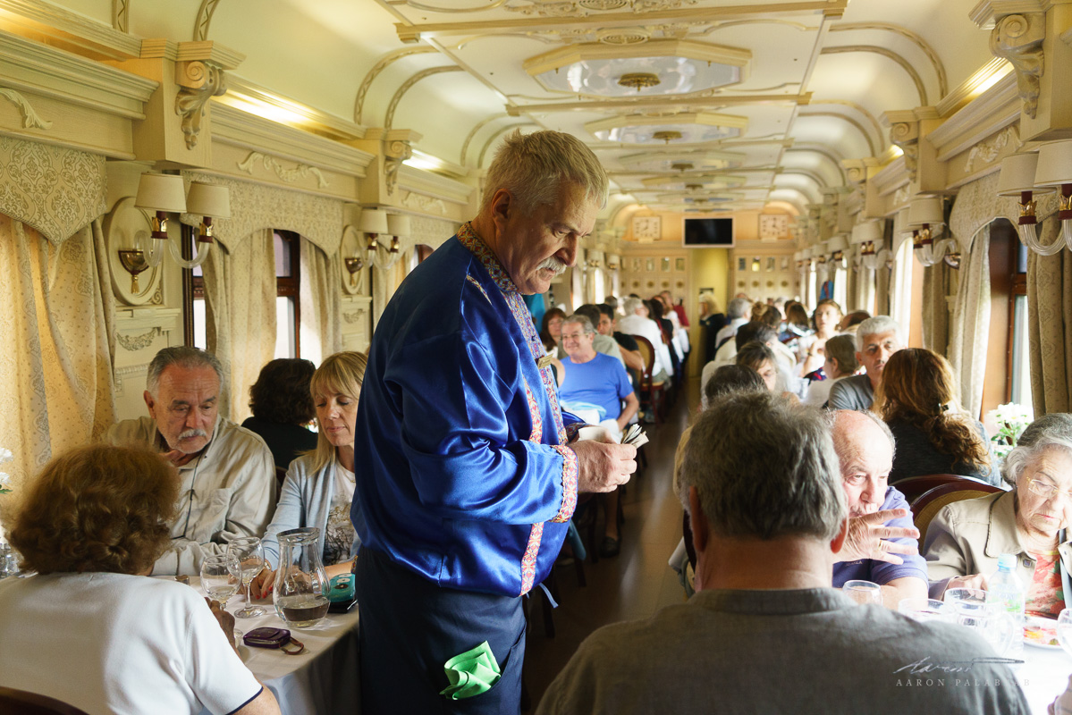 Another dining car, assigned to the Spanish/South American group
