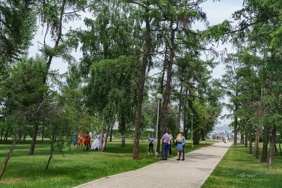 The park in the Memorial Complex