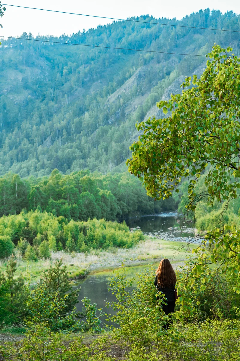 Taking a moment to take in all the beauty