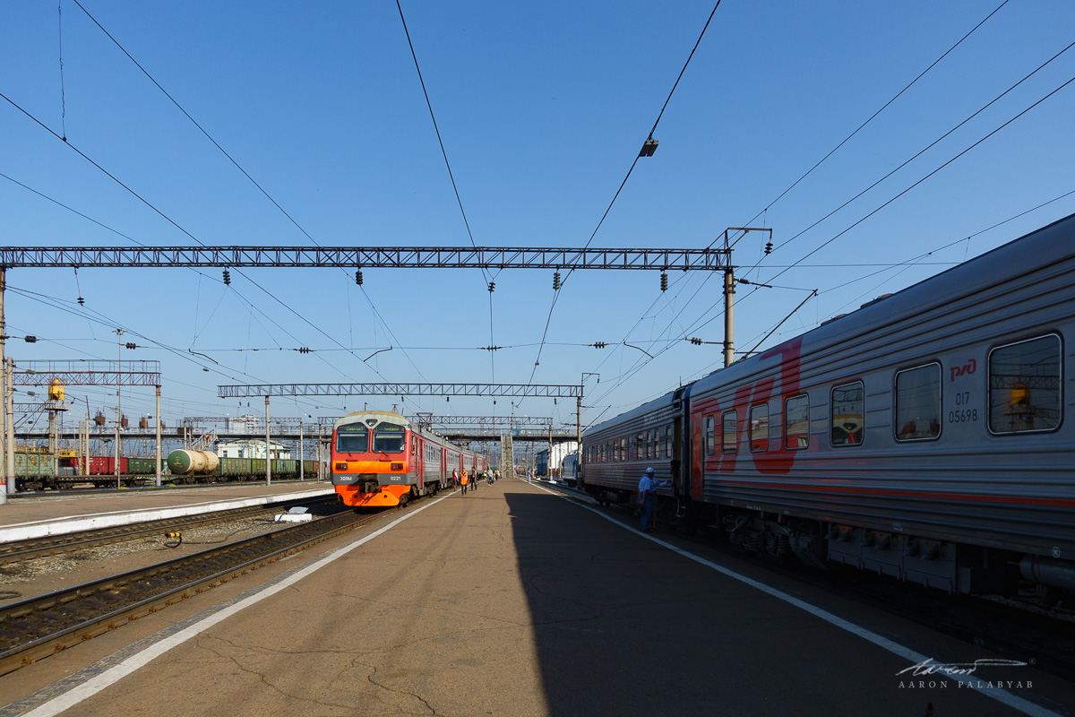 A scorching summer day greets us at the station at Ulan Ude