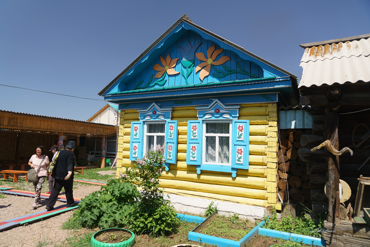 At the Old Believer village in Tarbagatay