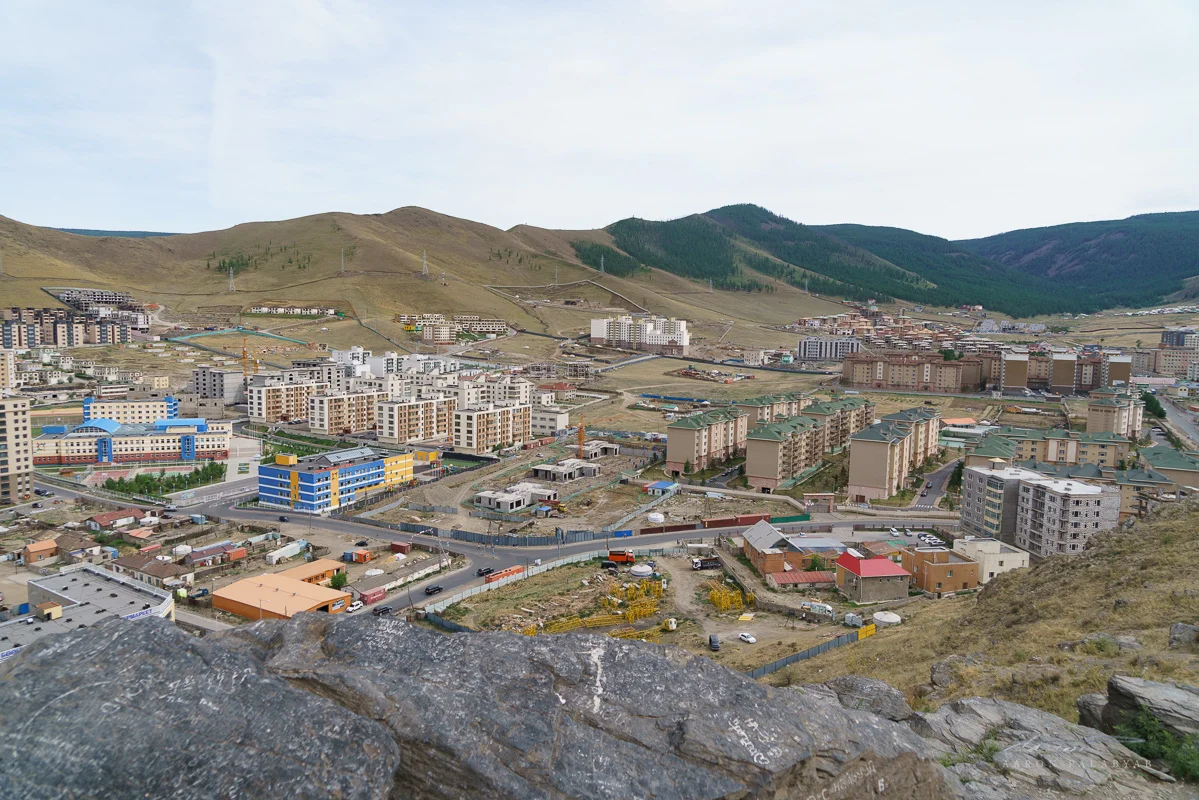 View on the other side of Zaisan Monument