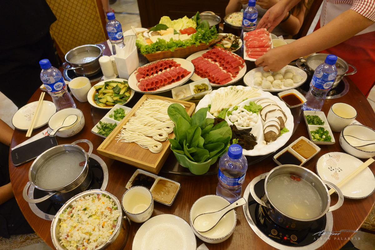 Mongolian hotpot dinner for five (?!)