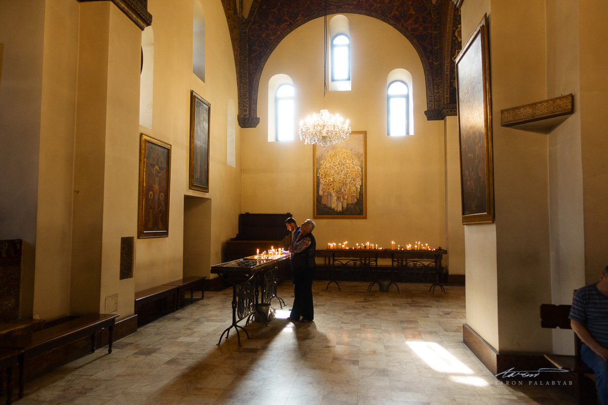 Inside Echimadzin Cathedral