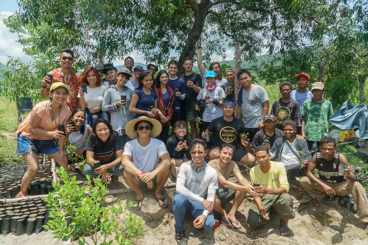 Our group after tree-planting on Tribes & Treks