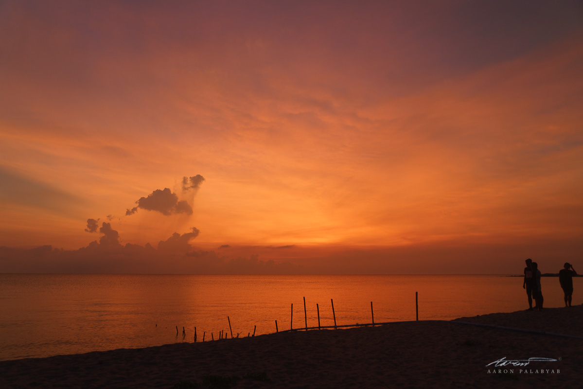 Signature Zambales sunset at the end of our Tribes & Treks tour