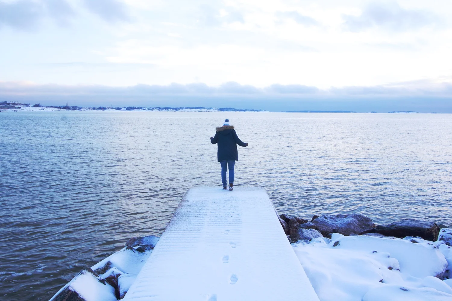 Pure Erholung mit Sauna, Eishockey und kalten Füssen