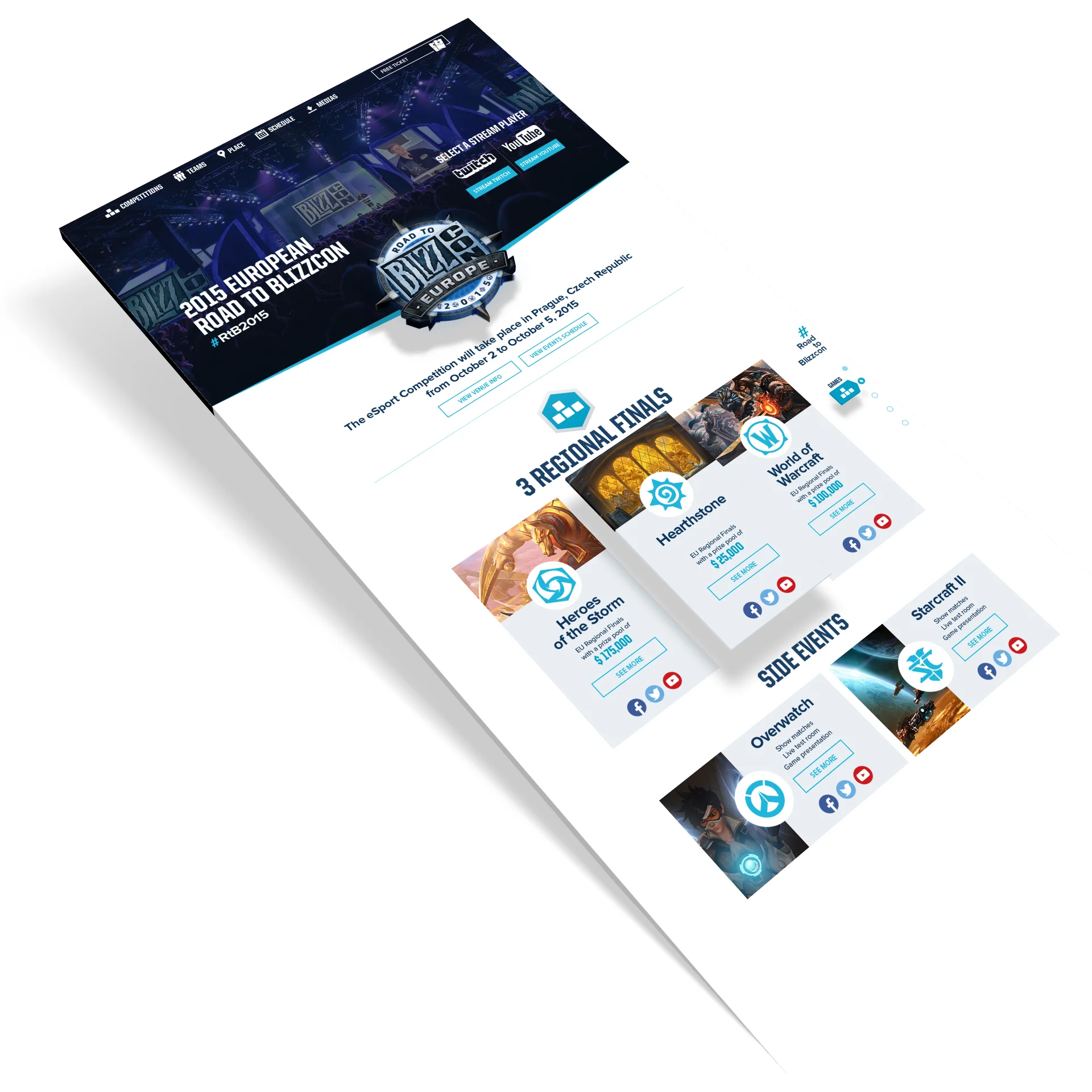 Blizzard Entertainment Road to BlizzCon Europe 2015 — Desktop view