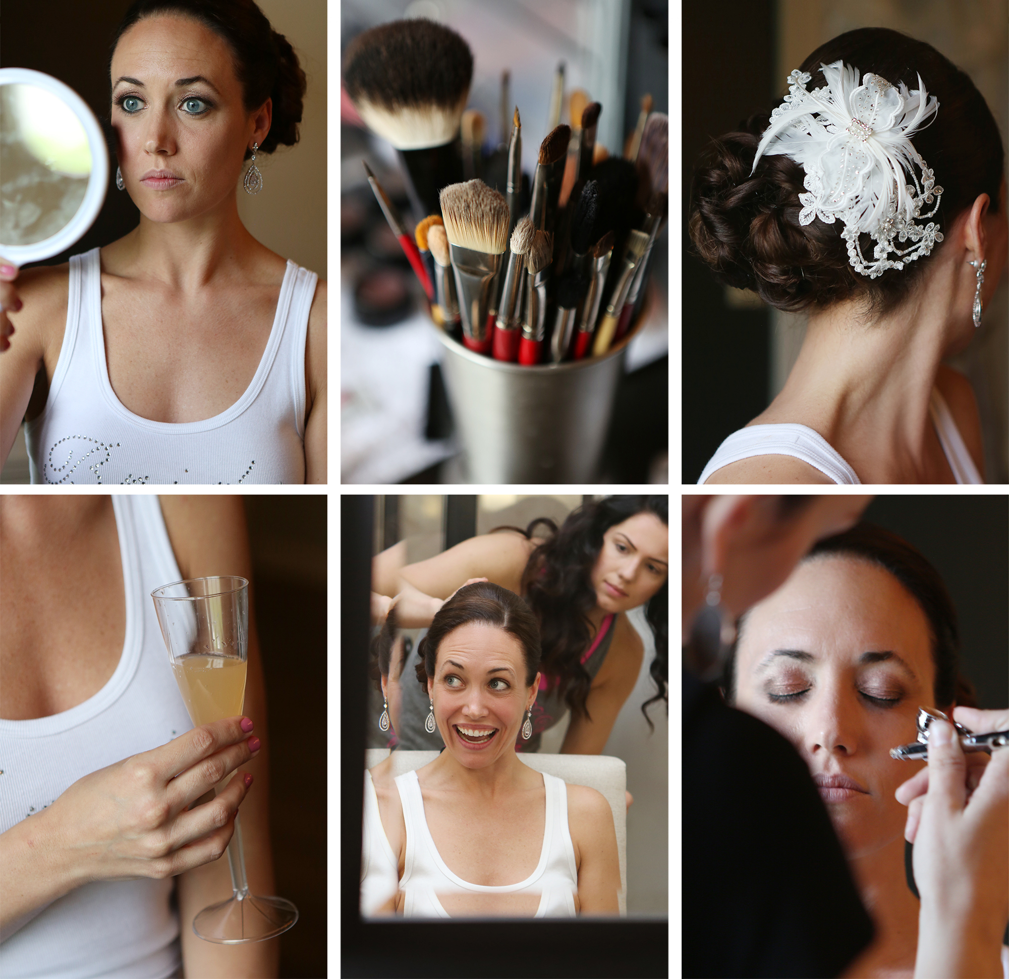 b. beautiful makeup did an AMAZING job on all the girls! 
