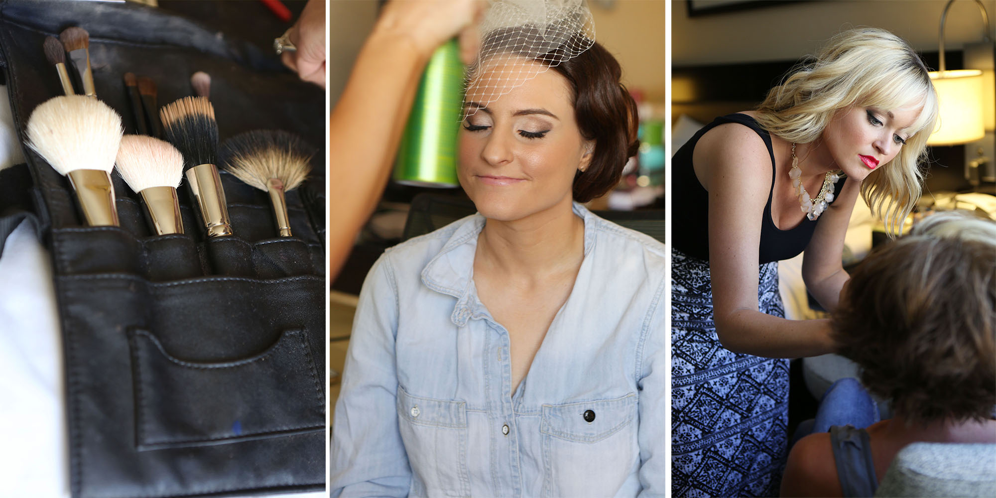 Makeup by&nbsp;Kaity Cochran, and hair by Something Blue Stylists!&nbsp;