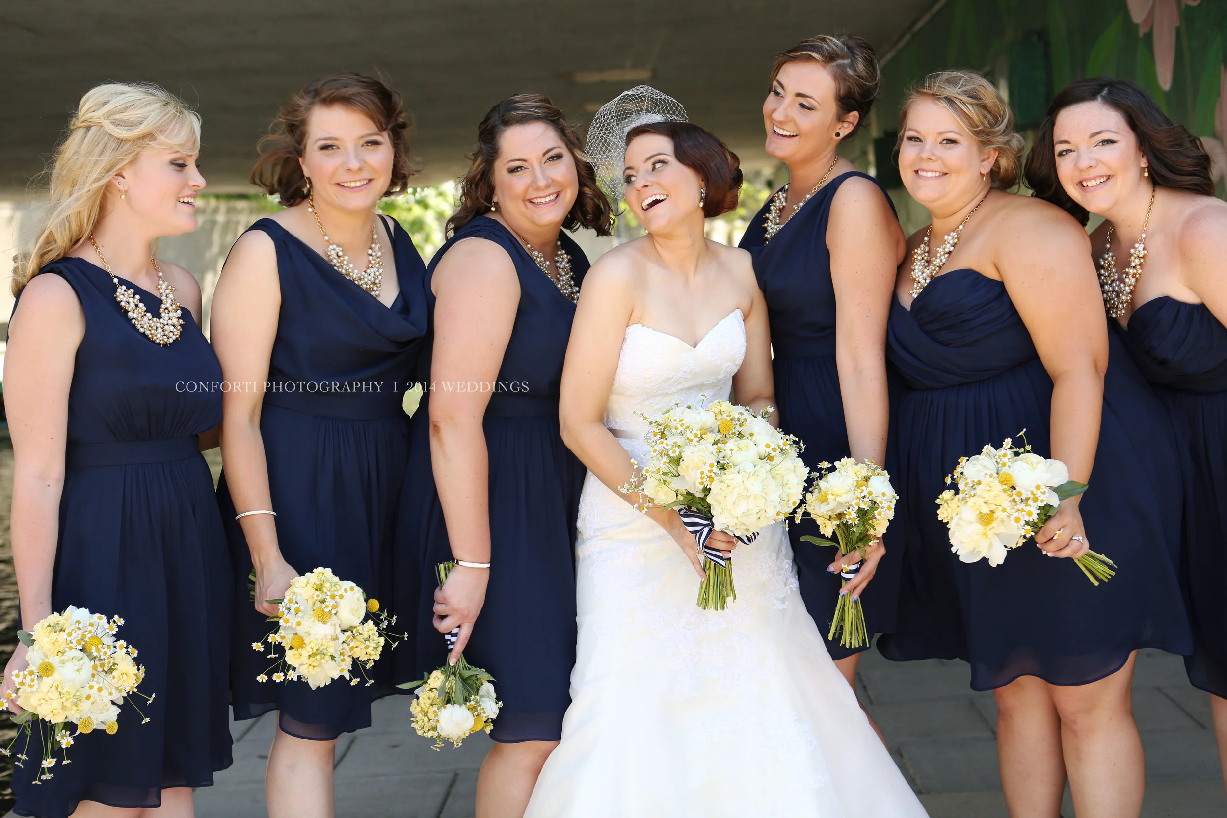 Ashley's lovely girls. And those necklaces were to die for! Also from Etsy!&nbsp;