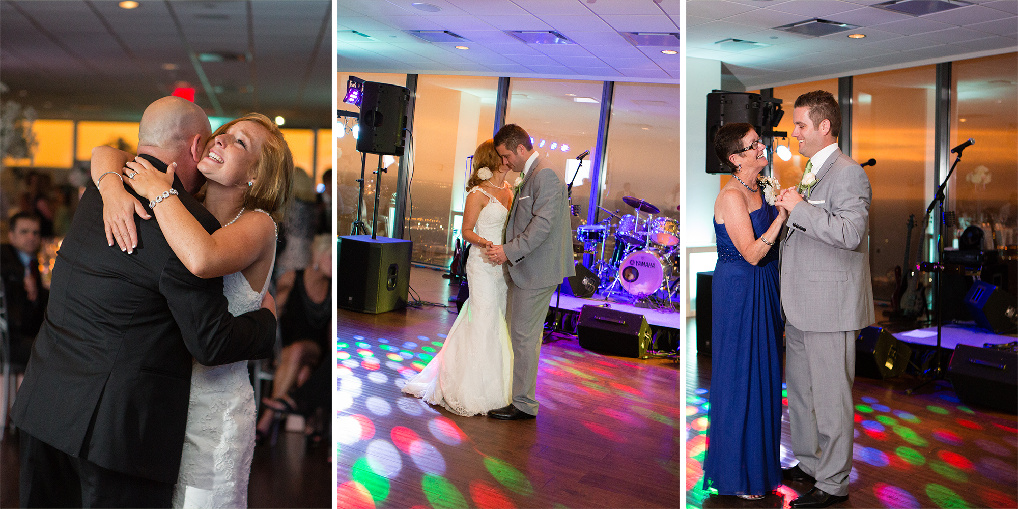 The first dances were beautiful, especially with that backdrop! 