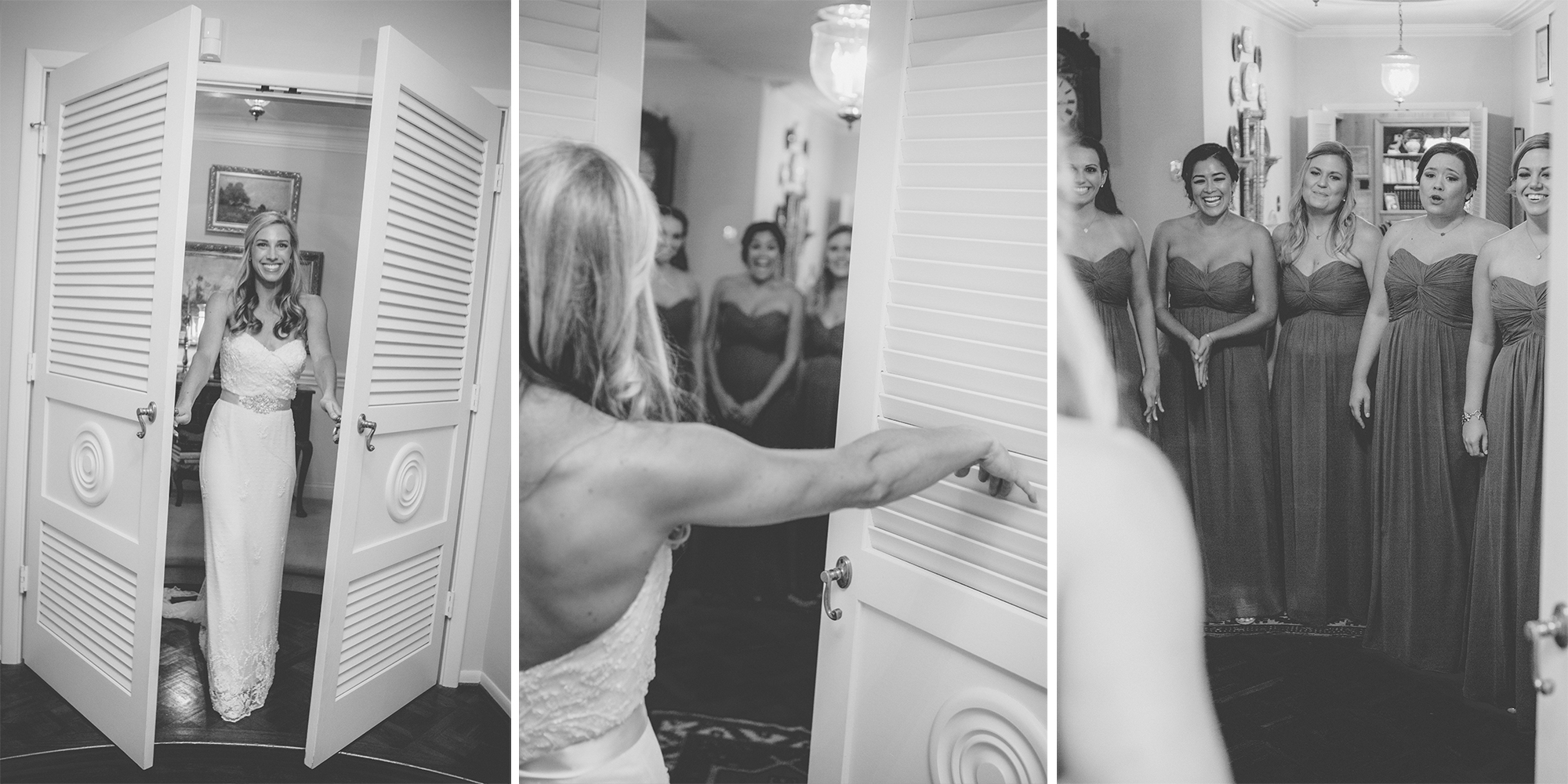 Don't you just LOVE this first look with Susan and her Bridesmaids?!! So sweet!!
