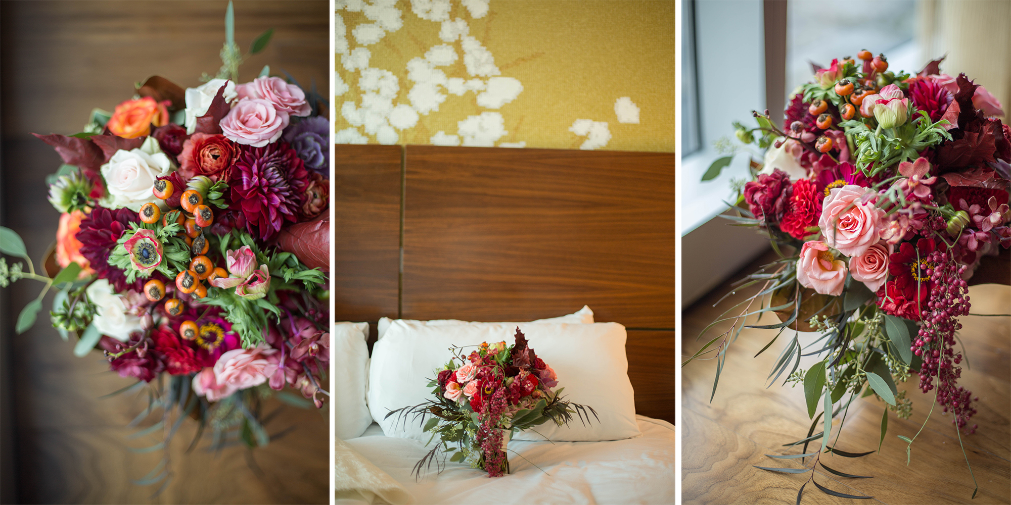 The Empty Vase did an AMAZING, GORGEOUS, BEAUTIFUL job on the florals! 