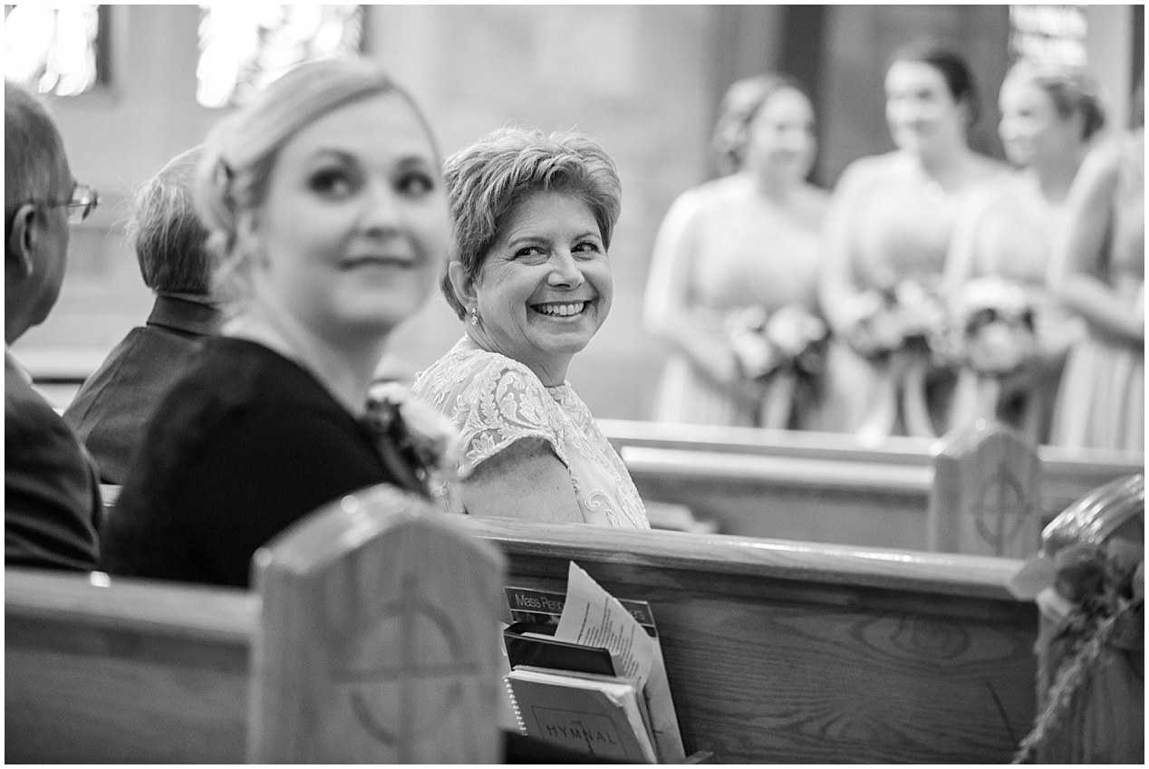 And mom waiting in anticipation
