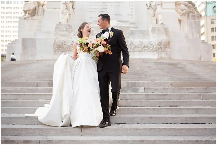Fall inspired Union Station Wedding in Indianapolis