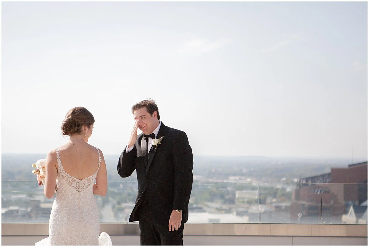 Sarah and Eric's Wedding at The Conrad Hotel in Indianapolis