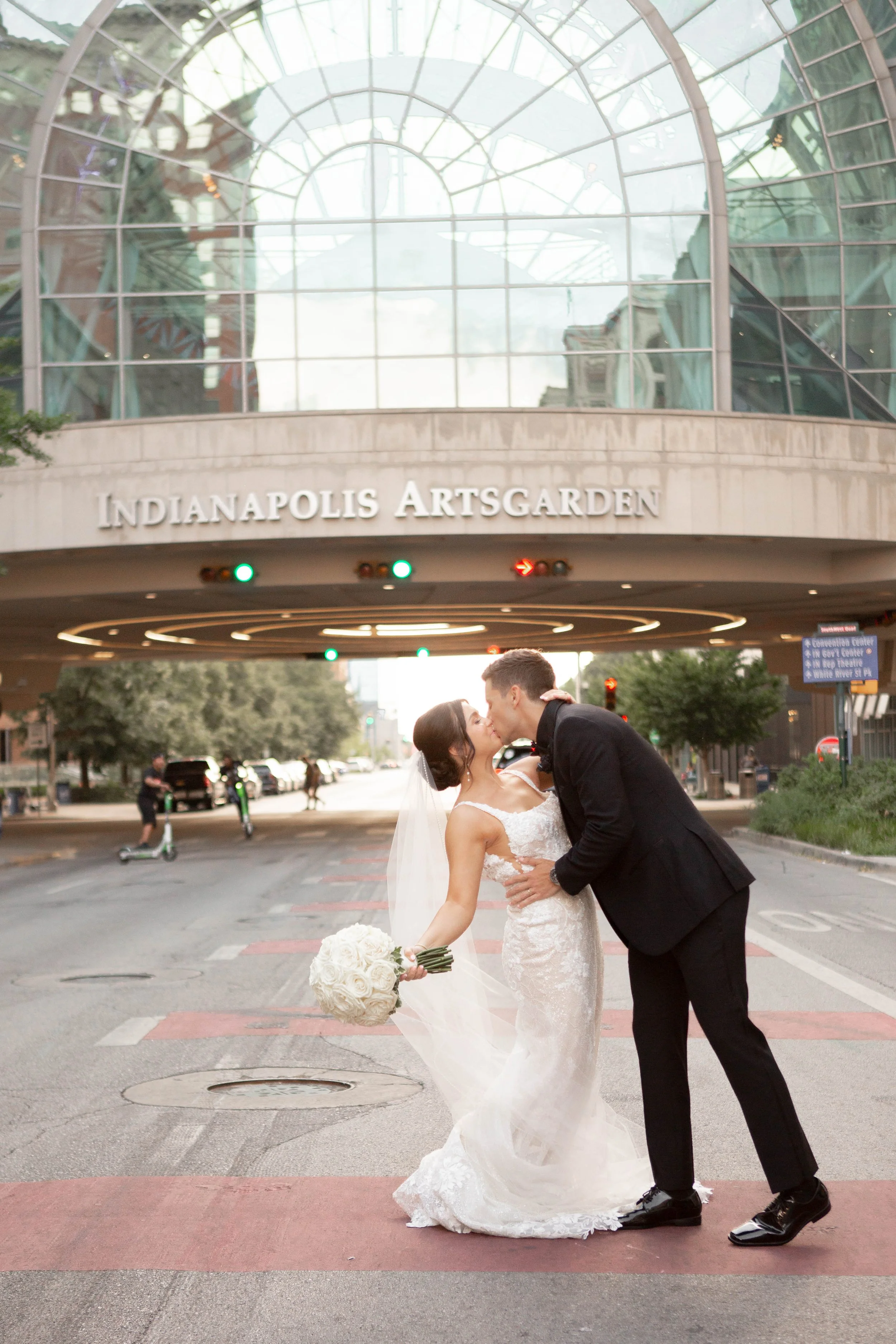 Zoe and Chasten's Indianapolis Arts Garden Wedding 