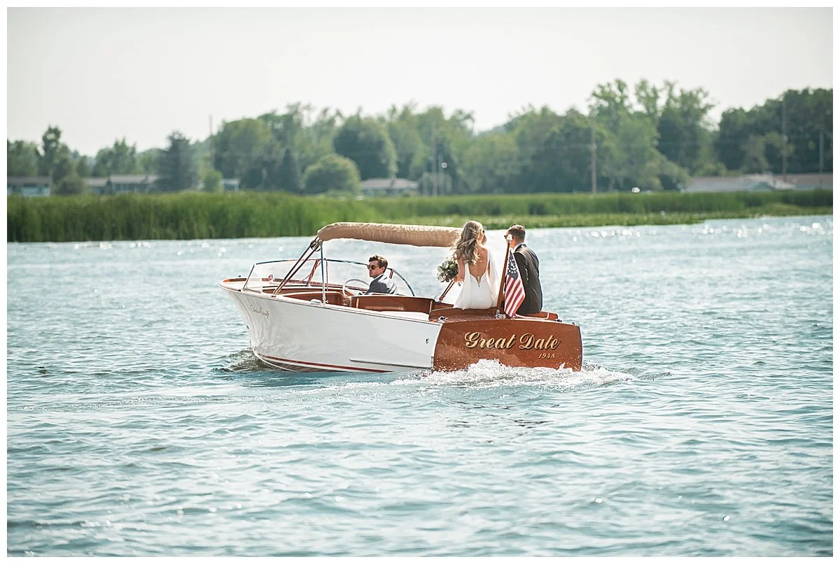 Athena and Mike's Wedding at the Oakwood Resort on Lake Wawasee