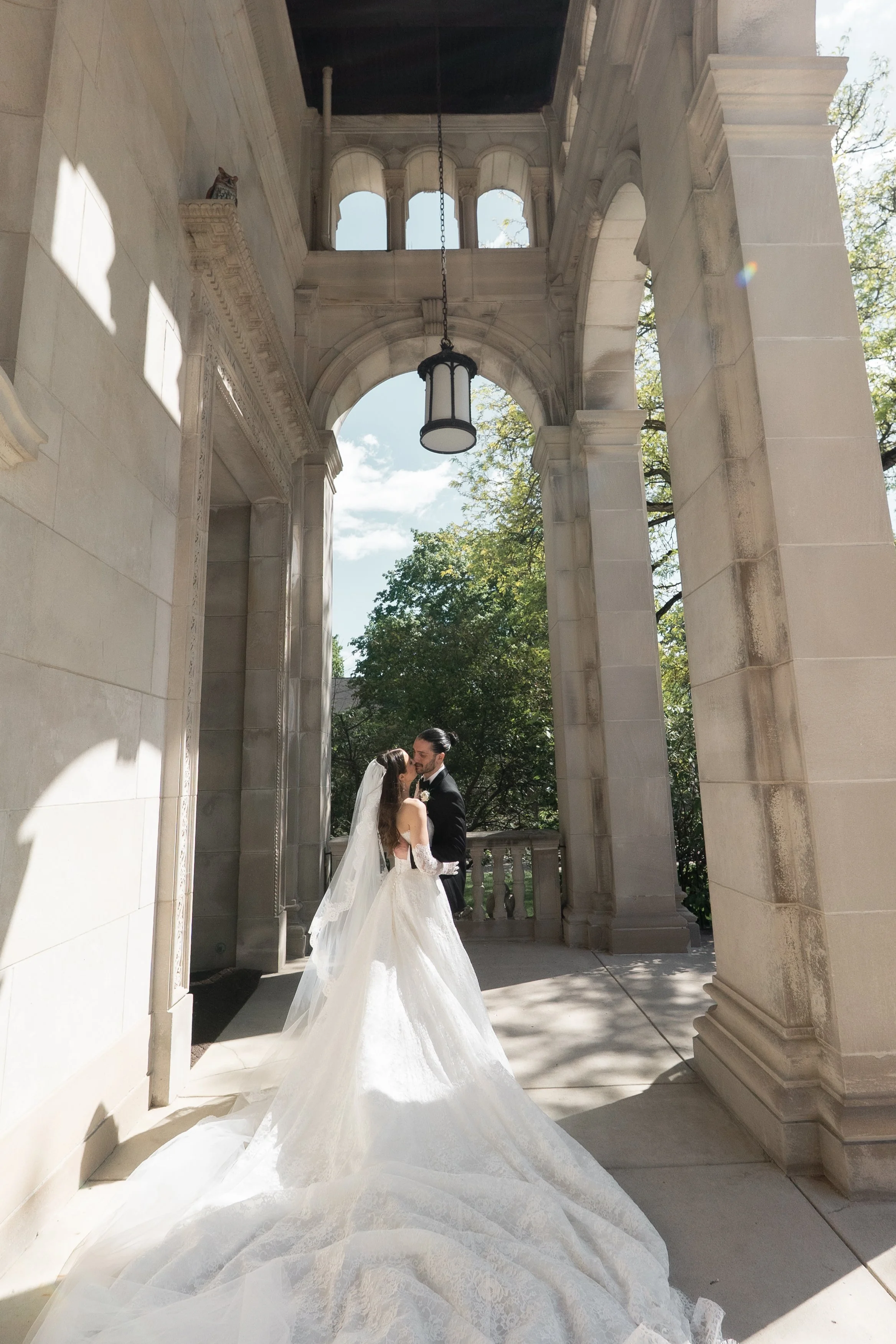 Michelena and Matt's Spring Wedding at the Arts Garden Indianapolis