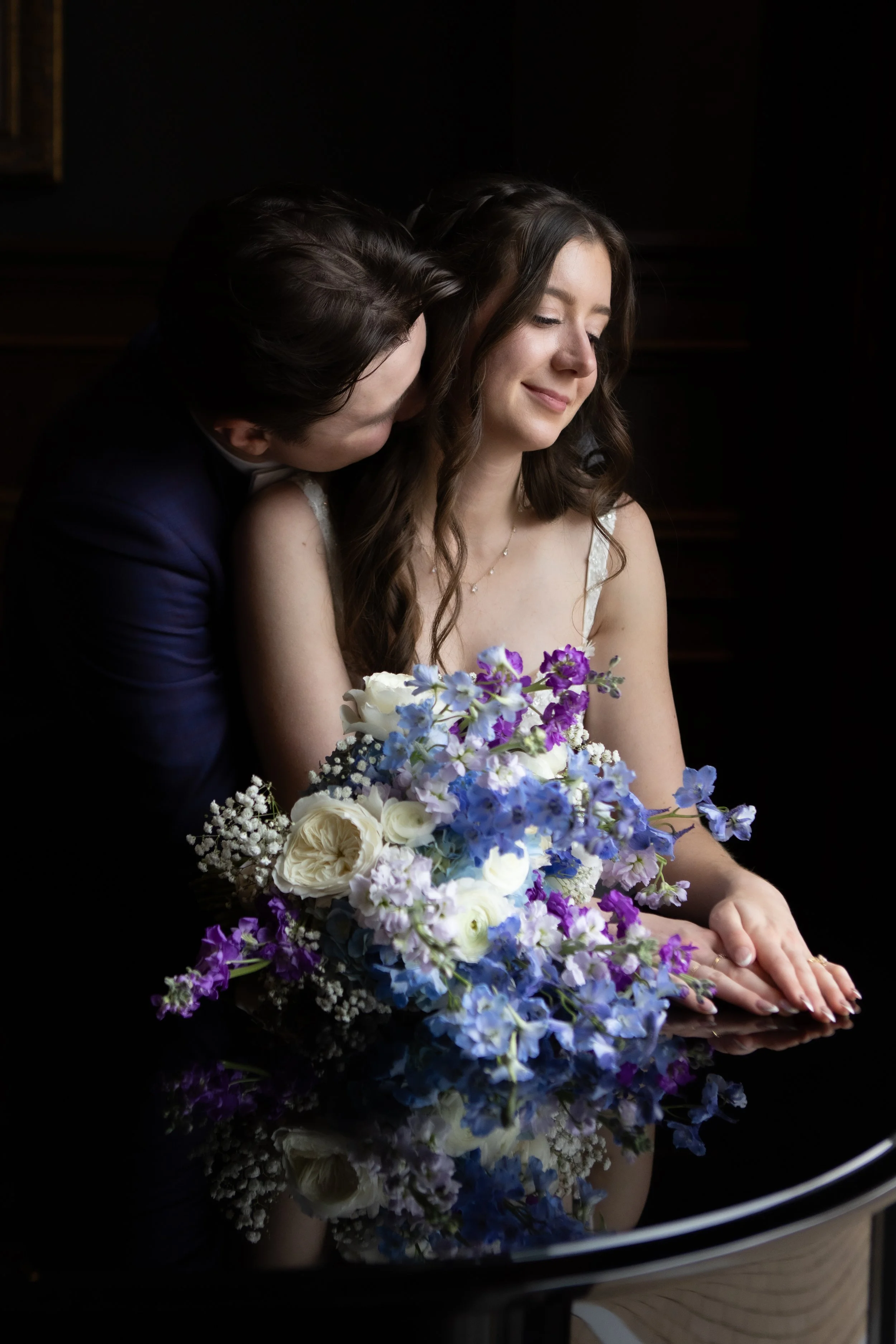 Emma and Holden's Fall Wedding at the Hotel Carmichael in Carmel Indiana