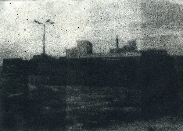 Forest Park Parkway 2013 Photopolymer Intaglio Print on Pape 5" x 7"