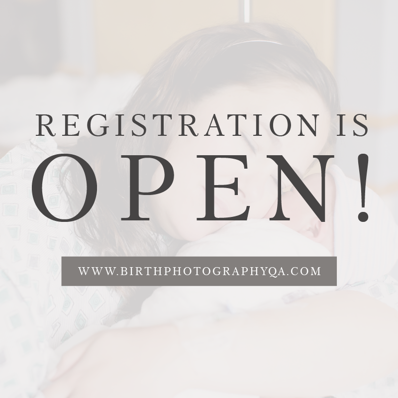 Registration is now open! | July Birth Photography Q+A
