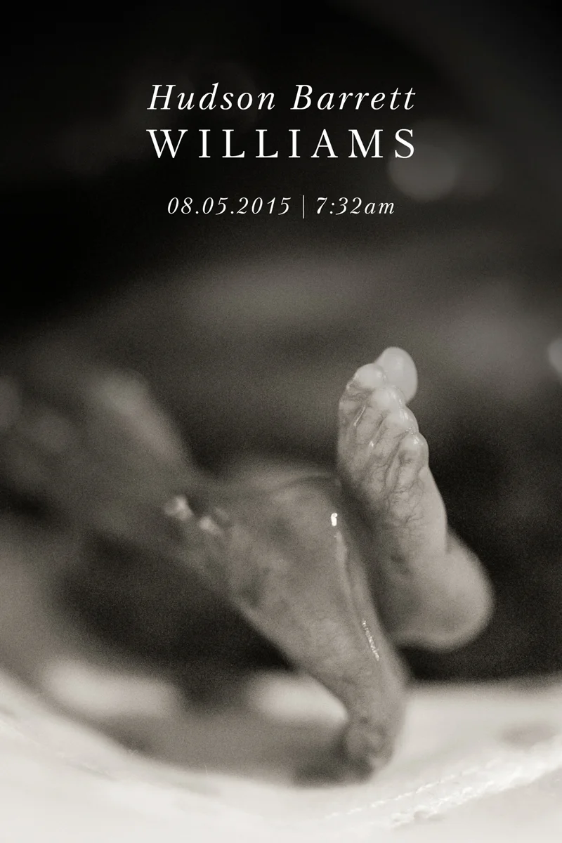 The Birth of Hudson Barret