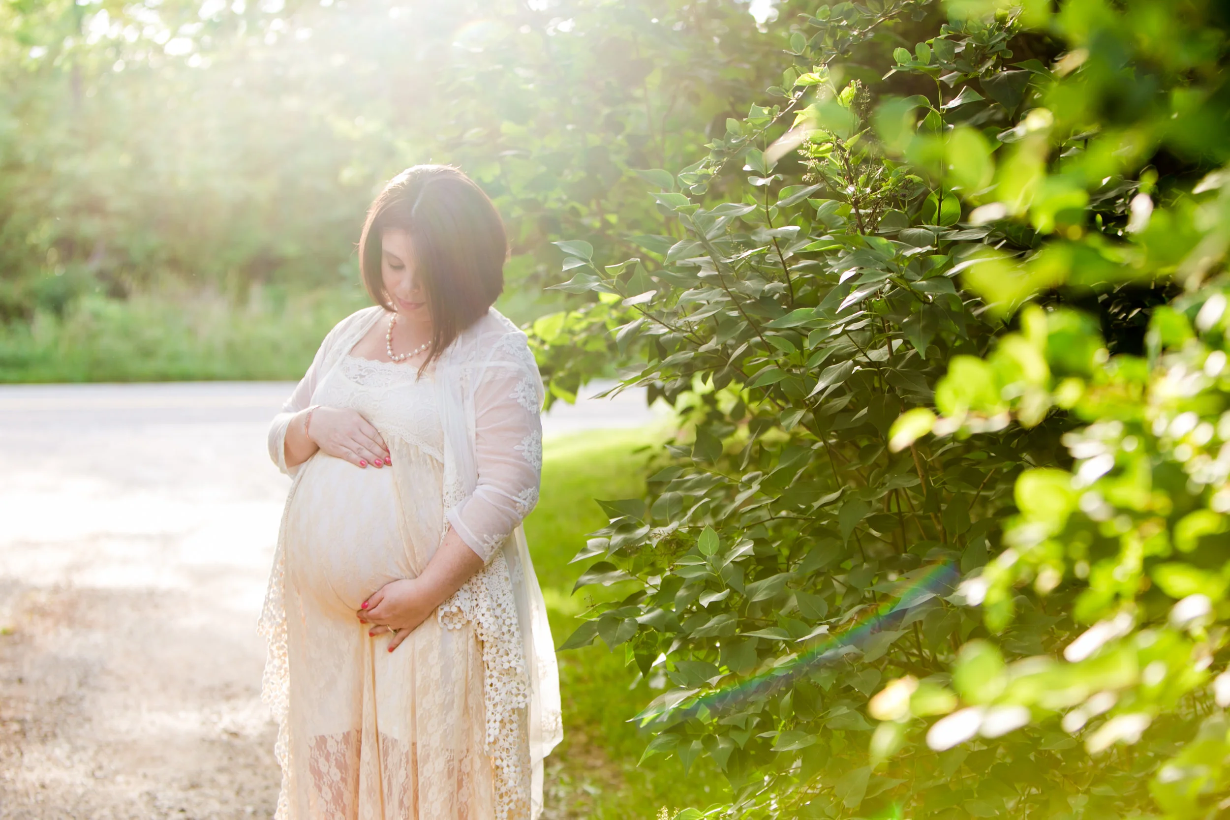 Lynchburg, Virginia Maternity Session A Family Maternity Session At The Garden